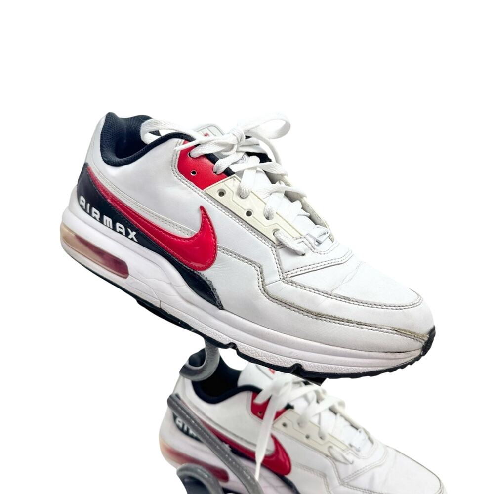 Nike Air Max White Black & Red Shoes Sneakers Men’s Size 9/ Women’s 10.5